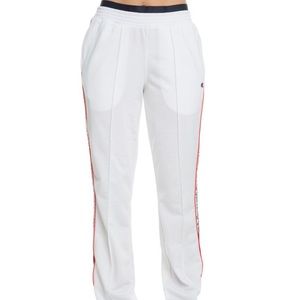 CHAMPION WHITE TRACK PANTS